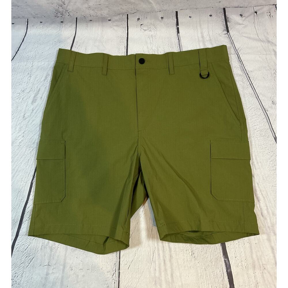 NWT Lake Trail Grass Green Fast Dri Cargo Utility Men’s Shorts Size XL